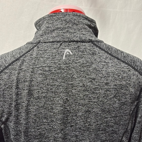 Head Gray Zippered Fitted Sweatshirt MM254 - Picture 5 of 8